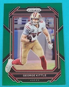 2022 Prizm Green Prizm Variation #267 George Kittle SF 49ers Football Card Q2 - Picture 1 of 2