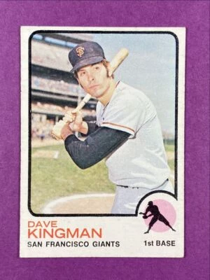 1973 Topps #23 Dave Kingman LOW GRADE San Francisco Giants - Image 1 of 2