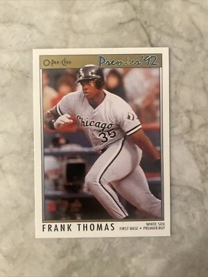 1992 O-Pee-Chee Premier - #59 Frank Thomas - Image 1 of 2
