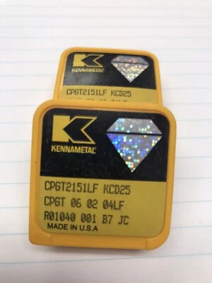 1 pc.  CPGT21.51LF KCD25 KENNAMETAL INSERTO RECUBIERTO DE DIAMANTE (loc stk) Foto 1 de 2