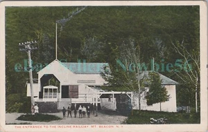 Beacon NY - INCLINE RAILROAD BASE STATION - Postcard Matteawan - Picture 1 of 2
