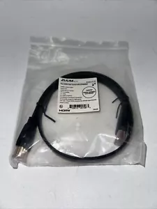 Zuum Media Hf-2ft Flat HDMI Gold Plate High End HDMI Audiophile - Picture 1 of 4