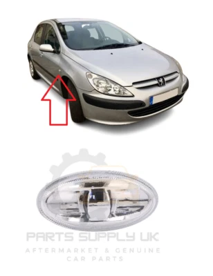 NEW FOR PEUGEOT 307 06-12 FRONT FENDER SIDE INDICATOR REPEATER RIGHT O/S - Image 1 of 2