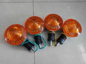 YAMAHA RX100-RX125-MX100-DT100-YB100-YB125 TURN SIGNAL FRONT-REAR SET 4PC. NEW - Picture 1 of 4