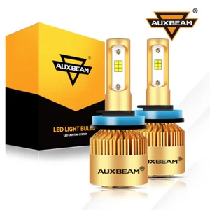 Auxbeam H11/H9/H8 72W 8000LM LED Scheinwerfer hohe oder niedrige Glühbirnen 6500K superhell - Bild 1 von 12