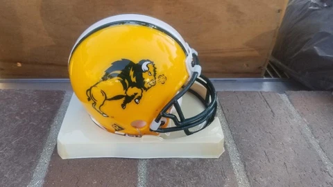 NCAA Riddell Authentic MINI Football Helmet Vintage New NORTH DAKOTA STATE BISON Cover