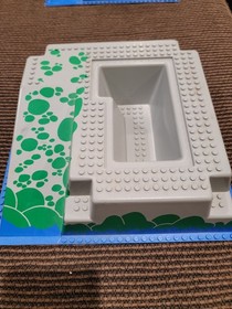 Vintage LEGO 6273 Pirate Rock Island Refuge Baseplate 32X32 Base Plate