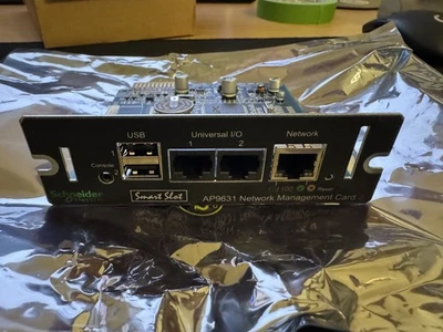 APC SCHNEIDER AP9631  Network Management card w/ Temp Sensor - Image 1 of 3