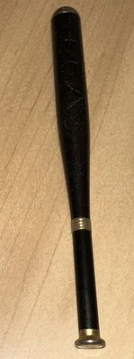 Bolígrafo de bate de béisbol de metal vintage Foto 1 de 4