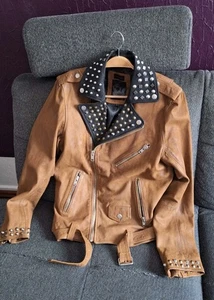 Diesel Echtlederjacke Braun Our Superior  - Bild 1 von 7