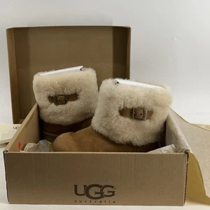 Ugg Australia Women's Ellee Winter Boots in Tan Suede Size 5.5 UK - Picture 1 of 14
