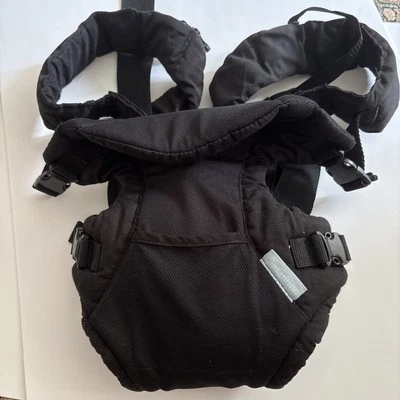 Infantino Baby Carrier Black Padded Shoudler and Lower Back Straps Adjustable - Image 1 of 4