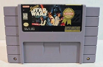 Super Star Wars (Super Nintendo SNES, 1992) Tested And Working - Image 1 of 4