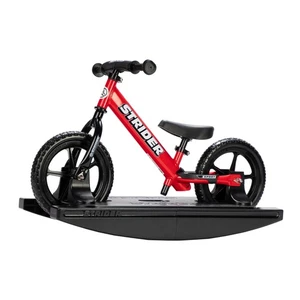 Strider 12” Sport Red Balance Bike + Rocking Base Kids 6mo-4yr - Picture 1 of 8