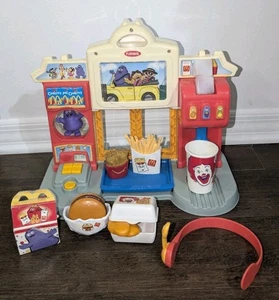 McDonald's 1999 Playskool Drive Thru Playset With Accessories Tested And Working - Picture 1 of 16