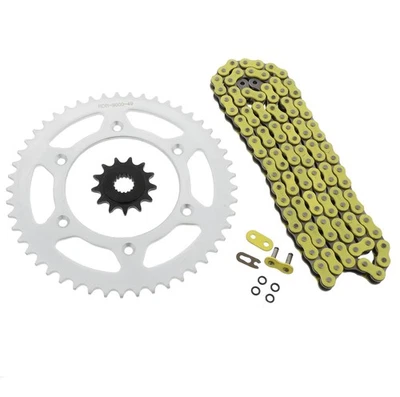 1994-2001, 2006-07 Honda CR250R 250 R Yellow O Ring Chain & Sprocket 13/49 114L - Image 1 of 4