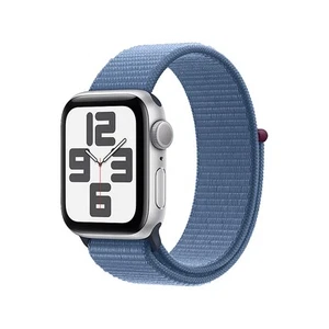 Apple Watch SE 2 40mm Aluminium Argenté - Boucle Sport Bleu Hiver MRE33LL/A - Photo 1 sur 2