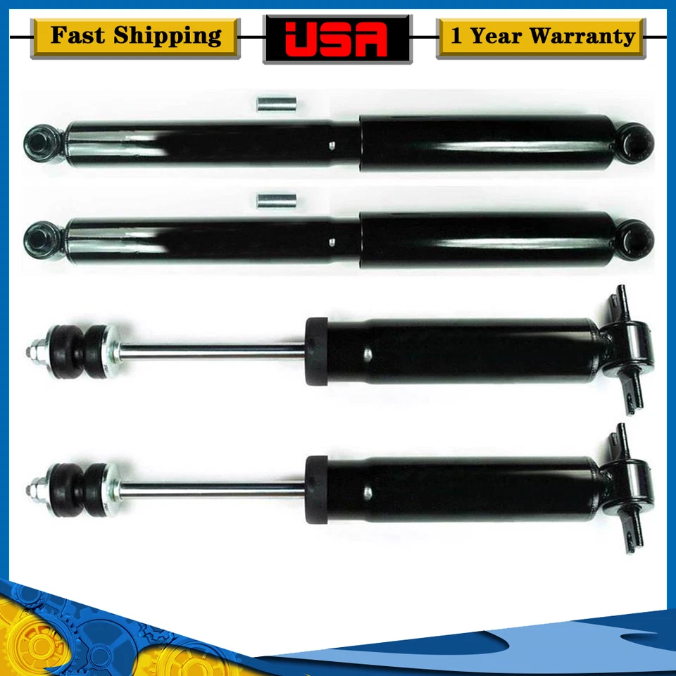 Juego de 4 piezas de amortiguadores traseros y delanteros FCS para Dodge B150_SP 1981-1994 Foto 1 de 4