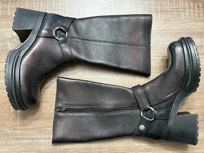 Botas negras vintage MIA para mujer suela gruesa plataforma Y2K talla 7,5 Foto 1 de 4