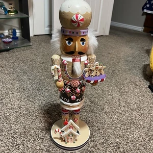 Kurt Adler Schiaccianoci di Natale in Legno di Pan di Zenzero 16 Pollici - Foto 1 di 19