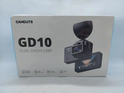 CAMDOTS 4K Dash Cam Front Rear 3" IPS Touchscreen 4K/2.5K 1080P Dual Camera - Image 1 of 4