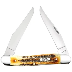 CASE XX KNIVES CASE 6.5 BONESTAG MUSKRAT MUSKRAT SS (65346) POCKET KNIFE - Picture 1 of 2