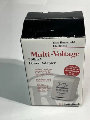 Adaptador de corriente multivoltaje 800mA 273-1667 RadioShack M Foto 1 de 4