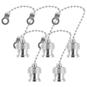 5pcs Dust Caps with Chain Protective Caps Female Jack Connectors - Zdjęcie 1 z 12