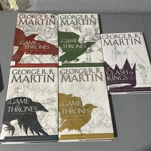 A GAME OF THRONES: THE GRAPHIC NOVELS VOLUMES George R.R. Martin (HARDCOVER) - Picture 1 of 2