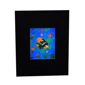 3D Baseball Hologram Picture (MATTED), Collectible EMBOSSED Type Film - Picture 1 of 7