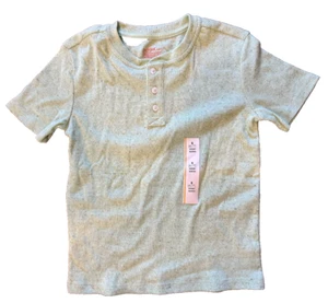 Cat & Jack Small Ribbed Green T-Shirt - Picture 1 of 2