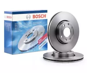 2x BOSCH BRAKE DISCS PAIR FRONT VENTED SET 0986479103 - Picture 1 of 1