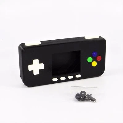 PiGRRL Zero BLACK Game Boy Case Buttons Screws Washers Gameboy Raspberry Pi Zero - Image 1 of 4