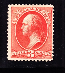 US 214 3c Washington Mint F-VF OG H SCV $60 - Picture 1 of 2