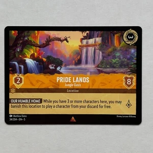Pride Lands 34/204 Disney Lorcana Shimmering Skies Regular Rare Card NM - Picture 1 of 2
