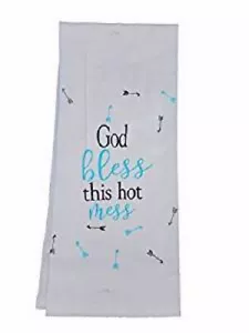 100% Cotton Kitchen Towels Printed with Grateful Blessing Sayings - Picture 1 of 2