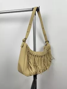 Western Beige Tasche Schultertasche Vintage Damen Größe Small - Bild 1 von 7