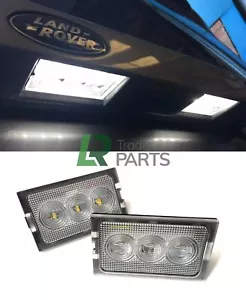 LAND ROVER DISCOVERY 3 Y 4 NUEVO LED MATRÍCULA LÁMPARA LUCES Y BOMBILLAS (X2) - Imagen 1 de 6