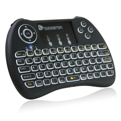 Genuine Beastron 2.4GHz Mini Wireless Keyboard with Touchpad Rechargeable Combo - Image 1 of 4
