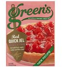 12 x Green's Red QUICK JEL Red Coloured Jelly Glaze freepost 