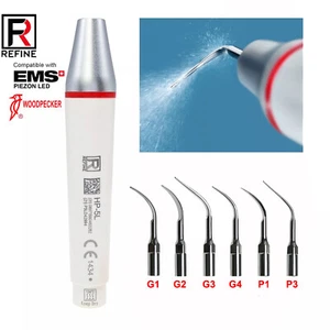 Escalador piezoeléctrico ultrasónico dental pieza de mano LED HP-5L puntas de pájaro carpintero EMS PIEZON - Imagen 1 de 21