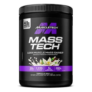 Mass Tech Protein Powder, Vanilla, 4 lb - Picture 1 of 7