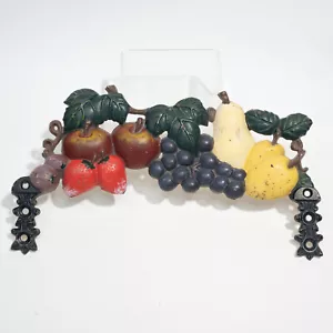 Vintage Cast Iron Fruit Kitchen Wall Decor Decoration Metal - Good Condition! - Picture 1 of 7