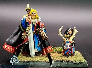 Painted Lord with Great Weapon Bretonnian Old World WFB Collectible Miniature - Picture 1 of 6