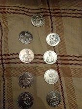 Star Wars 2007 30th Anniversary Coins Hasbro Luke Han Solo 4-LOM Jawa C-3PO