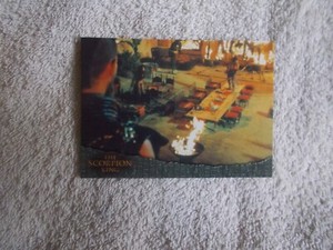 Inkworks 2002: Scorpion King "HIS WORLD IN FLAMES" #61 Trading Card