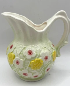 Vintage Enseco Imports Japan geprägte Blume Mini Krug schön - Bild 1 von 7