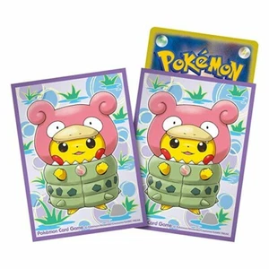 Pokemon Center Exclusive Mega Slowbro Pikachu Card Sleeve Deck Shield X1 NEW - Picture 1 of 1
