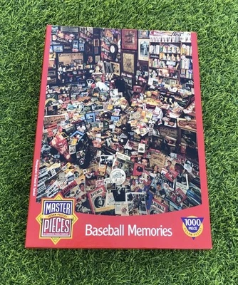 MasterPieces Baseball Memories 1000 Piece 19.25” X 26.75” Jigsaw Puzzle Used - Image 1 of 4