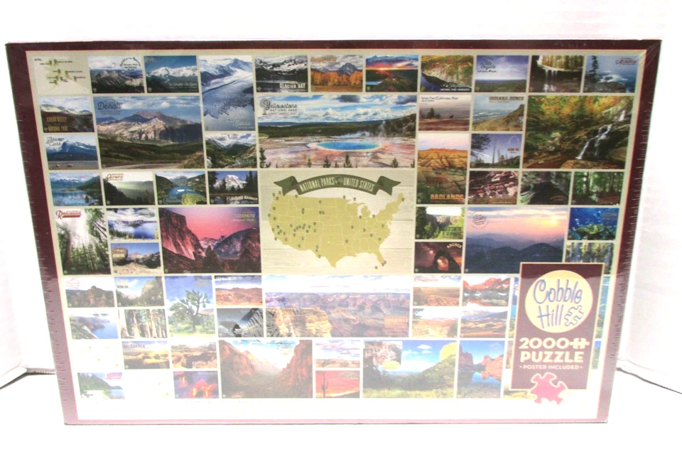 Cobble Hill National Parks of The United States 2000 PC Jigsaw Puzzle Poster STY